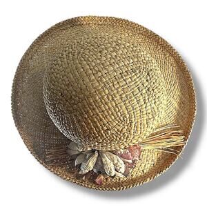Vintage Sun Flower Decorated Hat